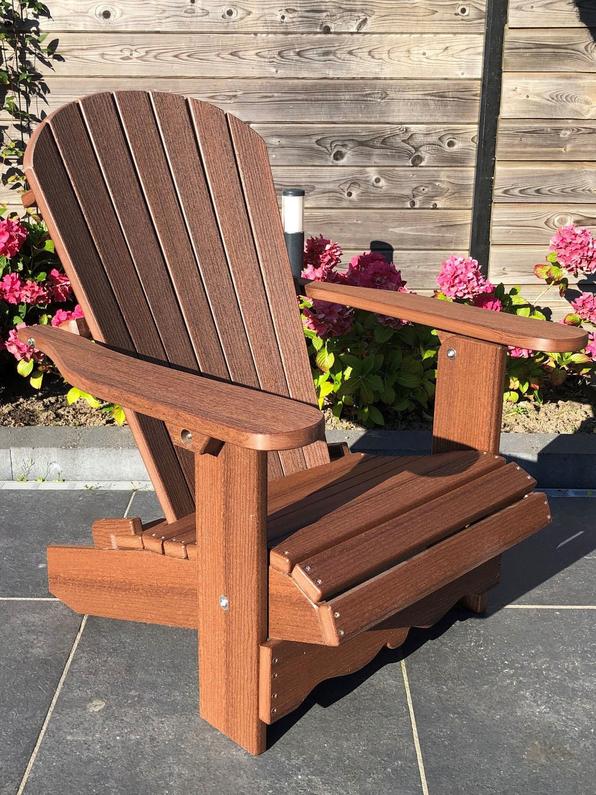 Kunstof Royal Adirondack Chair Hout Look & Feel